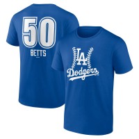 Футболка Los Angeles Dodgers Mookie Betts Royal Fastball Player Name & Number