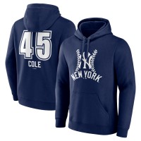 Толстовка New York Yankees Gerrit Cole Navy Fastball Player Name & Number