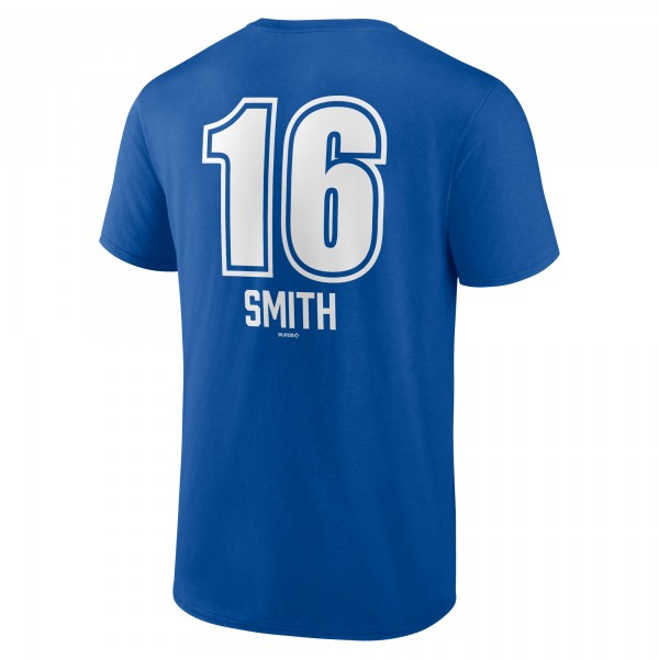 Los Angeles Dodgers Will Smith Royal Fastball Player Name & Number T-Shirt