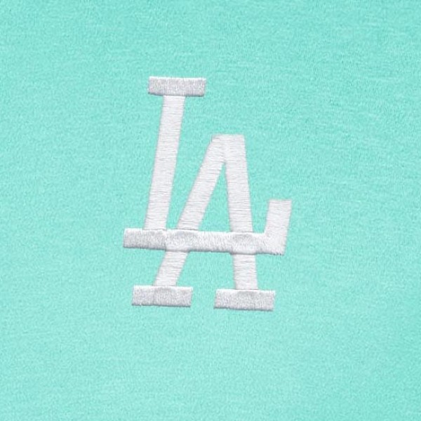 Los Angeles Dodgers Antigua Heather Aqua Par 3 Polo