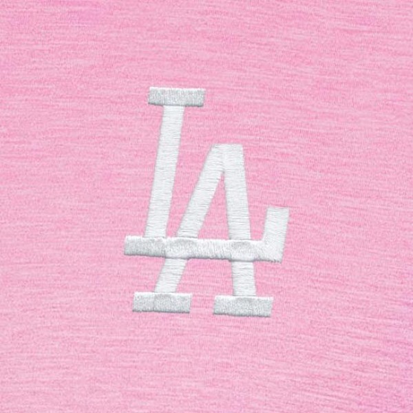 Los Angeles Dodgers Antigua Pink Par 3 Polo
