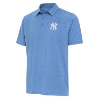 New York Yankees Antigua Blue Par 3 Polo