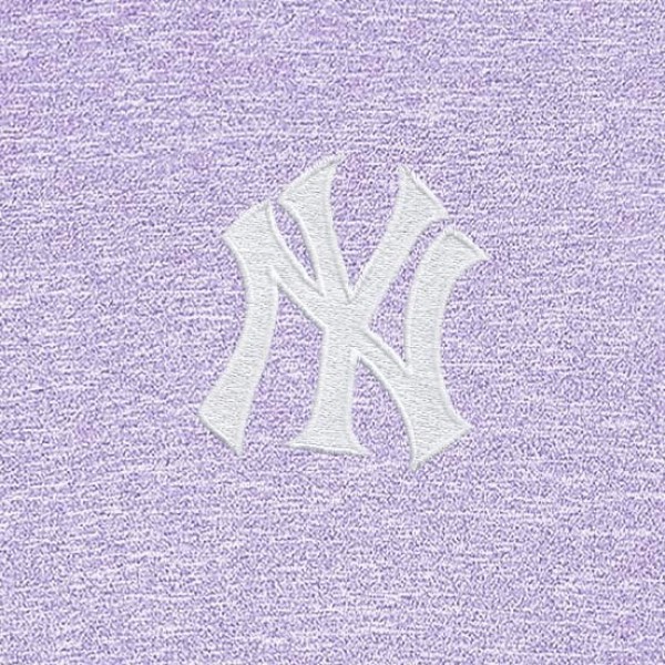 New York Yankees Antigua Lavender Hunk Quarter-Zip Top