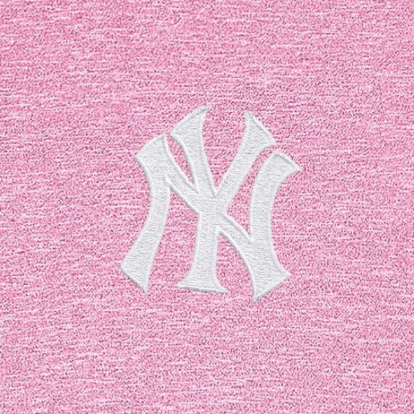 New York Yankees Antigua Pink Hunk Quarter-Zip Top