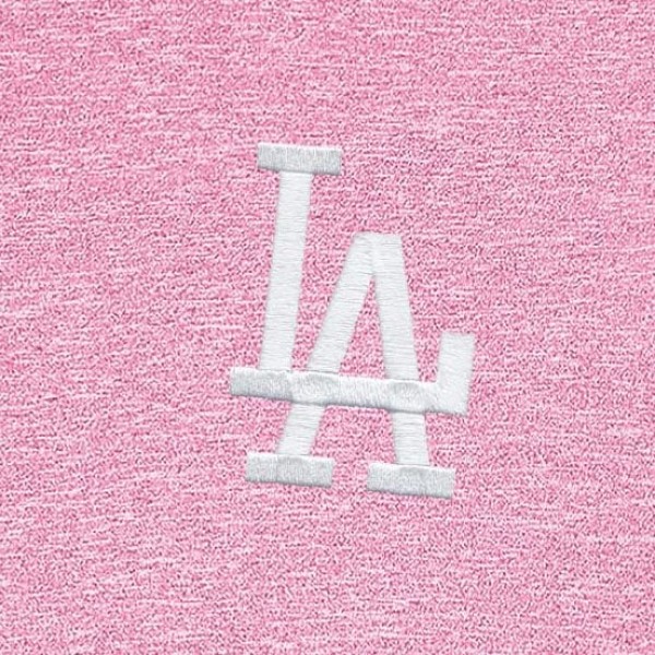 Los Angeles Dodgers Antigua Pink Hunk Quarter-Zip Top