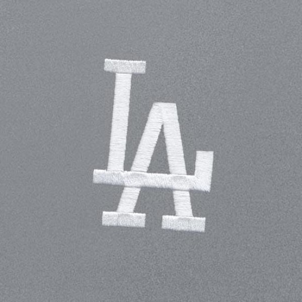 Los Angeles Dodgers Antigua Gray Objection Full-Zip Jacket
