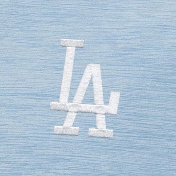 Los Angeles Dodgers Antigua Light Blue Bright Quarter-Zip Pullover Top