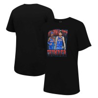 Футболка Unisex Oklahoma City Thunder Shai Gilgeous-Alexander & Chet Holmgren Black Stadium Essentials Player Duo