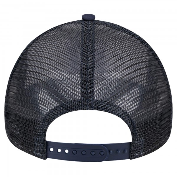Бейсболка New York Yankees New Era White/Navy Checkered Flag A-Frame Trucker 9FORTY