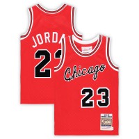 Джерси Дошкольнику Chicago Bulls Michael Jordan Mitchell & Ness Red Hardwood Classics 1984/85 Authentic Swingman
