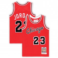 Toddler Chicago Bulls Michael Jordan Mitchell & Ness Red Hardwood Classics 1984/85 Authentic Swingman Jersey