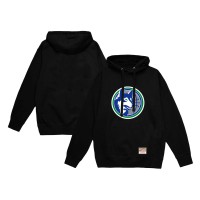 Толстовка Minnesota Timberwolves Mitchell & Ness Hardwood Classics Vintage Logo - Black