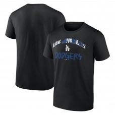Los Angeles Dodgers Black Graffiti Arch T-Shirt