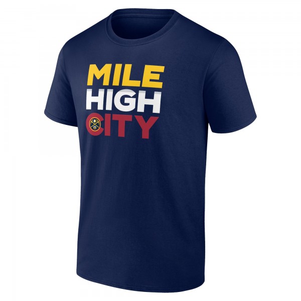 Denver Nuggets Navy Pick & Roll Coverage T-Shirt