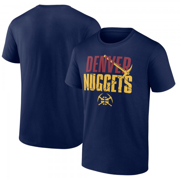 Denver Nuggets Navy Half Court Offense T-Shirt