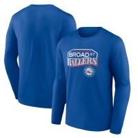 Philadelphia 76ers Royal Pick & Roll Coverage Long Sleeve T-Shirt