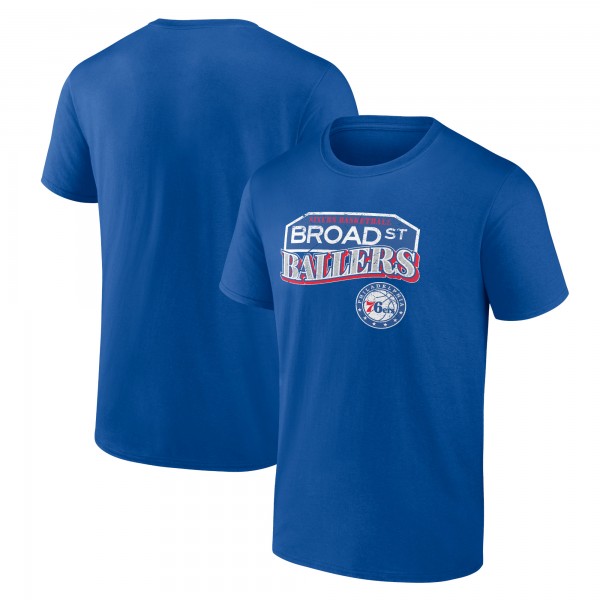 Philadelphia 76ers Royal Pick & Roll Coverage T-Shirt
