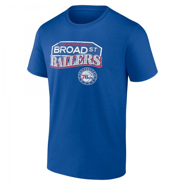 Philadelphia 76ers Royal Pick & Roll Coverage T-Shirt