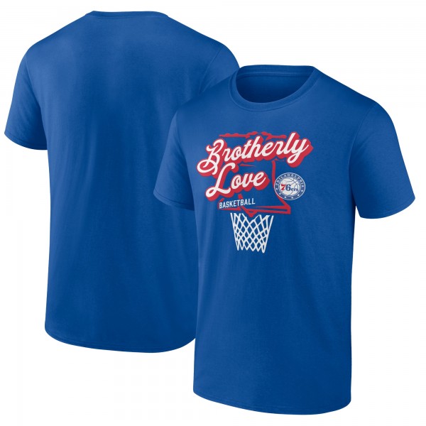 Philadelphia 76ers Royal Half Court Offense T-Shirt