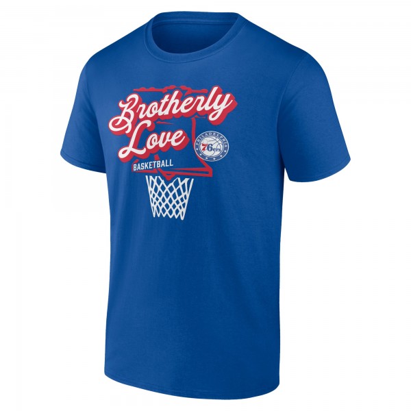 Philadelphia 76ers Royal Half Court Offense T-Shirt