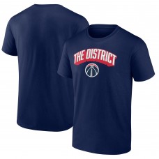 Washington Wizards Navy Half Court Offense T-Shirt