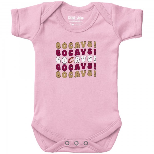 Newborn & Малышам Cleveland Cavaliers Chad & Jake Light Pink Groovy Bodysuit