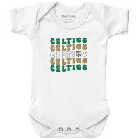 Newborn & Малышам Boston Celtics Chad & Jake White Groovy Bodysuit