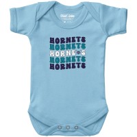 Newborn & Малышам Charlotte Hornets Chad & Jake Light Blue Groovy Bodysuit