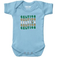 Newborn & Малышам Boston Celtics Chad & Jake Light Blue Groovy Bodysuit