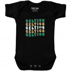Newborn & Малышам Boston Celtics Chad & Jake Black Groovy Bodysuit