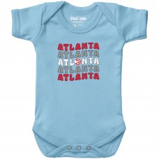 Newborn & Малышам Atlanta Hawks Chad & Jake Light Blue Groovy Bodysuit