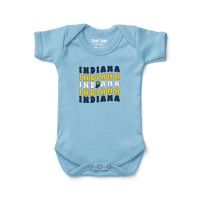 Newborn & Малышам Indiana Pacers Chad & Jake Light Blue Groovy Bodysuit