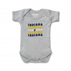 Newborn & Малышам Indiana Pacers Chad & Jake Heather Gray Groovy Bodysuit