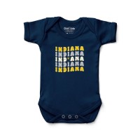Newborn & Малышам Indiana Pacers Chad & Jake Navy Groovy Bodysuit