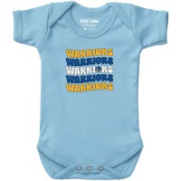 Newborn & Малышам Golden State Warriors Chad & Jake Light Blue Groovy Bodysuit