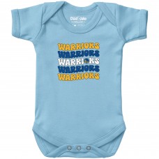 Newborn & Малышам Golden State Warriors Chad & Jake Light Blue Groovy Bodysuit