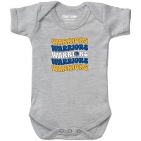 Newborn & Малышам Golden State Warriors Chad & Jake Heather Gray Groovy Bodysuit