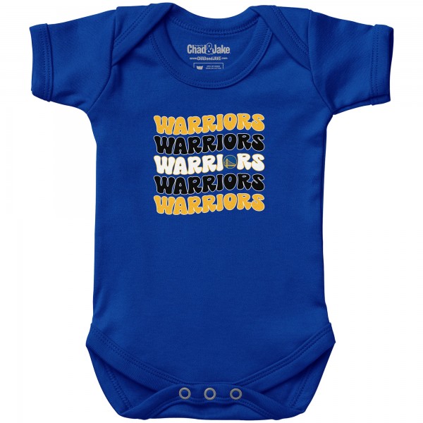 Newborn & Малышам Golden State Warriors Chad & Jake Royal Groovy Bodysuit