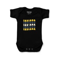 Newborn & Малышам Indiana Pacers Chad & Jake Black Groovy Bodysuit