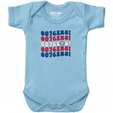 Newborn & Малышам Philadelphia 76ers Chad & Jake Light Blue Groovy Bodysuit