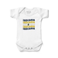 Newborn & Малышам Indiana Pacers Chad & Jake White Groovy Bodysuit