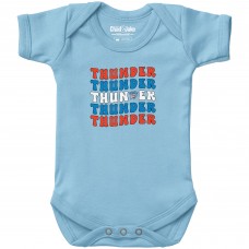 Newborn & Малышам Oklahoma City Thunder Chad & Jake Light Blue Groovy Bodysuit