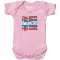 Newborn & Малышам Oklahoma City Thunder Chad & Jake Light Pink Groovy Bodysuit