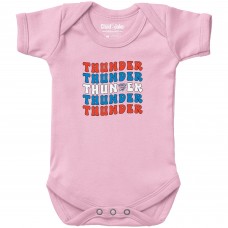Newborn & Малышам Oklahoma City Thunder Chad & Jake Light Pink Groovy Bodysuit