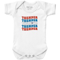 Newborn & Малышам Oklahoma City Thunder Chad & Jake White Groovy Bodysuit