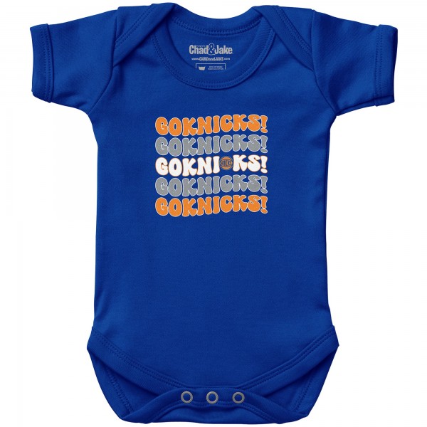 Newborn & Малышам New York Knicks Chad & Jake Royal Groovy Bodysuit