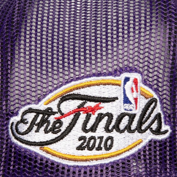 Бейсболка Los Angeles Lakers Mitchell & Ness Purple Roper Meshback Trucker