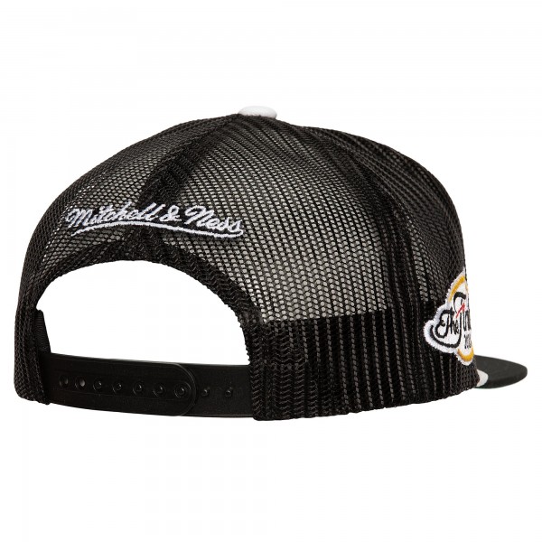 Бейсболка Miami Heat Mitchell & Ness Black Roper Meshback Trucker