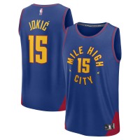Джерси Denver Nuggets Nikola Jokic Fanatics Blue Fast Break Replica Player - Statement Edition