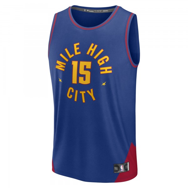 Джерси Denver Nuggets Nikola Jokic Fanatics Blue Fast Break Replica Player - Statement Edition